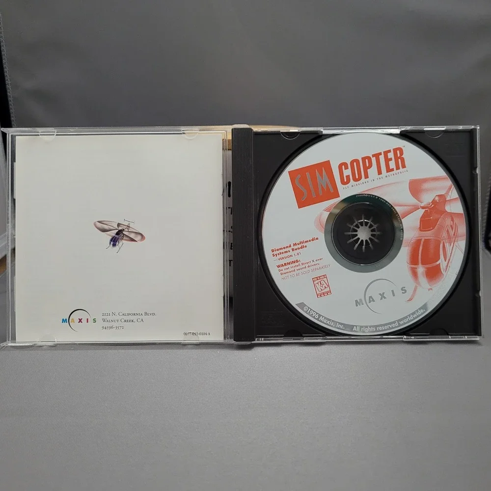 SimCopter Maxis (PC CD-ROM, 1996)